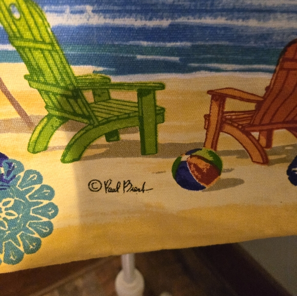 Paul Brent Vibrant Beach Scene Shoulder Bag Crossbody Summer Woman's - Picture 7 of 12